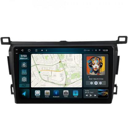 Navigatie 2K HUB64 Toyota Corolla (2007-2013), 4GB RAM, Android, Octacore, Slot Sim 4G, DSP, GPS, Wi-FI, Carplay, Android Auto, USB, Bluetooth, Waze, Touchscreen, 9.5 Inch