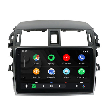 Navigatie 2K HUB64 Toyota Corolla (2007-2013), 8GB RAM, Android, Octacore, Slot Sim 4G, DSP, GPS, Wi-FI, Carplay, Android Auto, USB, Bluetooth, Waze, Touchscreen, 9.5 Inch