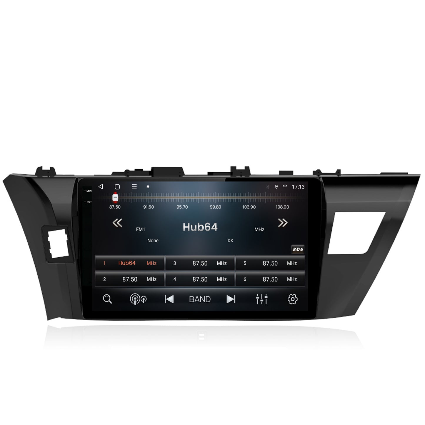 Navigatie 2K HUB64 Toyota Corolla (2012-2016), 4GB RAM, Android, Octacore, Slot Sim 4G, DSP, GPS, Wi-FI, Carplay, Android Auto, USB, Bluetooth, Waze, Touchscreen, 10.36 Inch