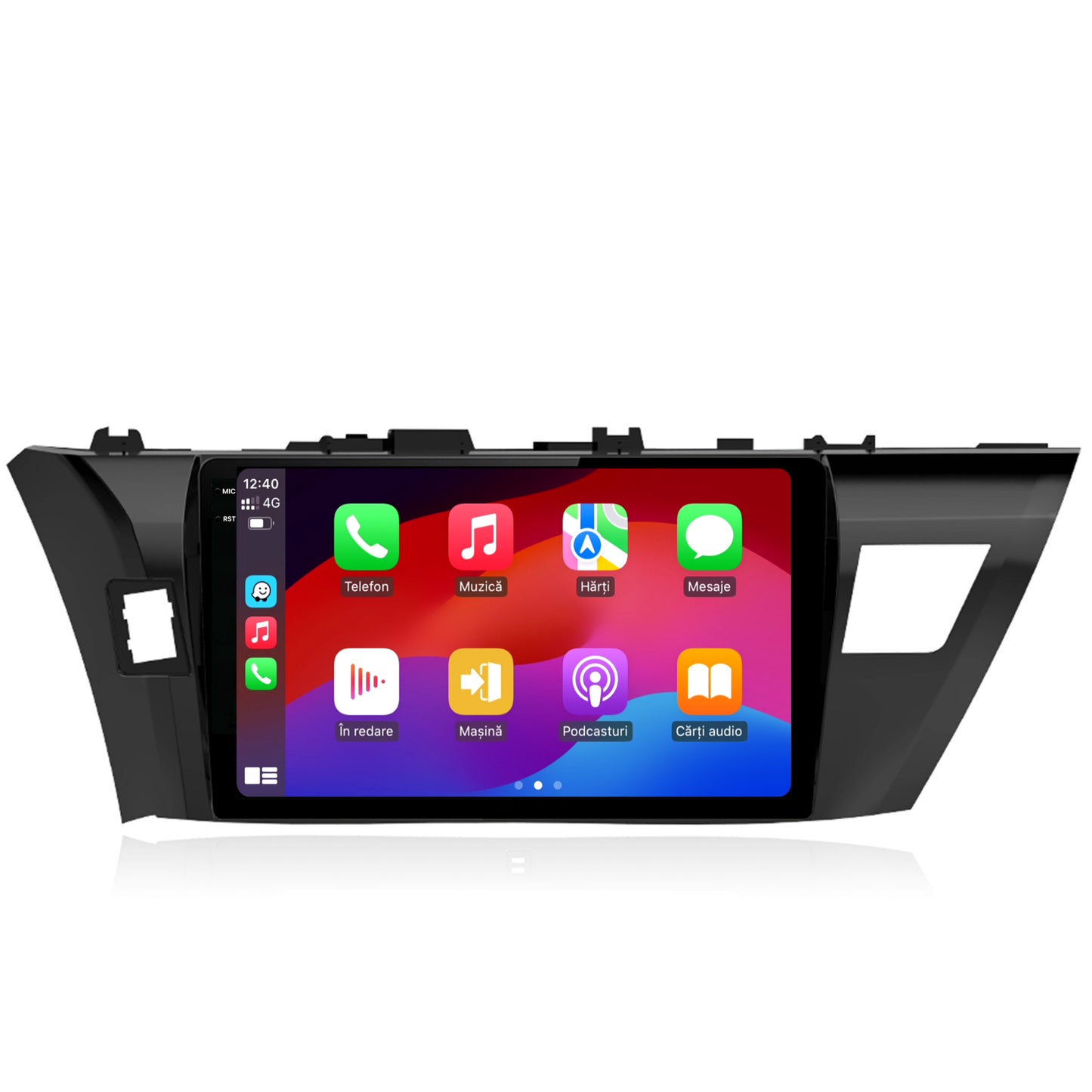Navigatie 2K HUB64 Toyota Corolla (2012-2016), 4GB RAM, Android, Octacore, Slot Sim 4G, DSP, GPS, Wi-FI, Carplay, Android Auto, USB, Bluetooth, Waze, Touchscreen, 10.36 Inch