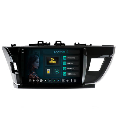 Navigatie 2K HUB64 Toyota Corolla (2012-2016), 4GB RAM, Android, Octacore, Slot Sim 4G, DSP, GPS, Wi-FI, Carplay, Android Auto, USB, Bluetooth, Waze, Touchscreen, 10.36 Inch