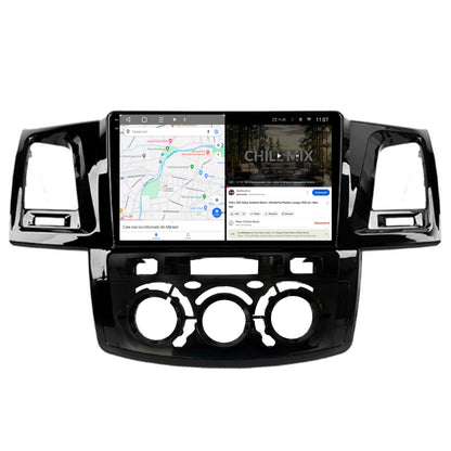Navigatie 2K HUB64 Toyota Hilux (2008-2014) Clima Manuala, 4GB RAM, Android, Octacore, Slot Sim 4G, DSP, GPS, Wi-FI, Carplay, Android Auto, USB, Bluetooth, Waze, Touchscreen, 9.5 Inch