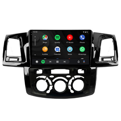 Navigatie 2K HUB64 Toyota Hilux (2008-2014) Clima Manuala, 4GB RAM, Android, Octacore, Slot Sim 4G, DSP, GPS, Wi-FI, Carplay, Android Auto, USB, Bluetooth, Waze, Touchscreen, 9.5 Inch
