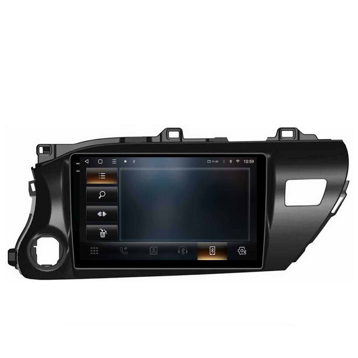 Navigatie 2K HUB64 Toyota Hilux (2015+), 4GB RAM, Android, Octacore, Slot Sim 4G, DSP, GPS, Wi-FI, Carplay, Android Auto, USB, Bluetooth, Waze, Touchscreen, 10.36 Inch