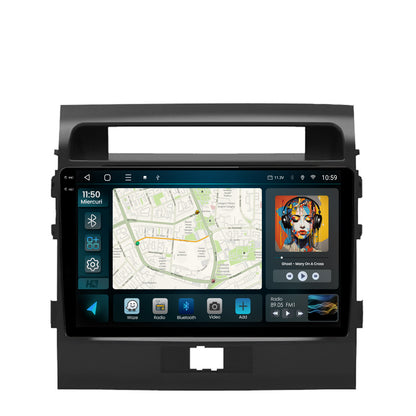 Navigatie 2K HUB64 Toyota Land Cruiser 200 (2007-2015), 8GB RAM, Android, Octacore, Slot Sim 4G, DSP, GPS, Wi-FI, Carplay, Android Auto, USB, Bluetooth, Waze, Touchscreen, 9.5 Inch