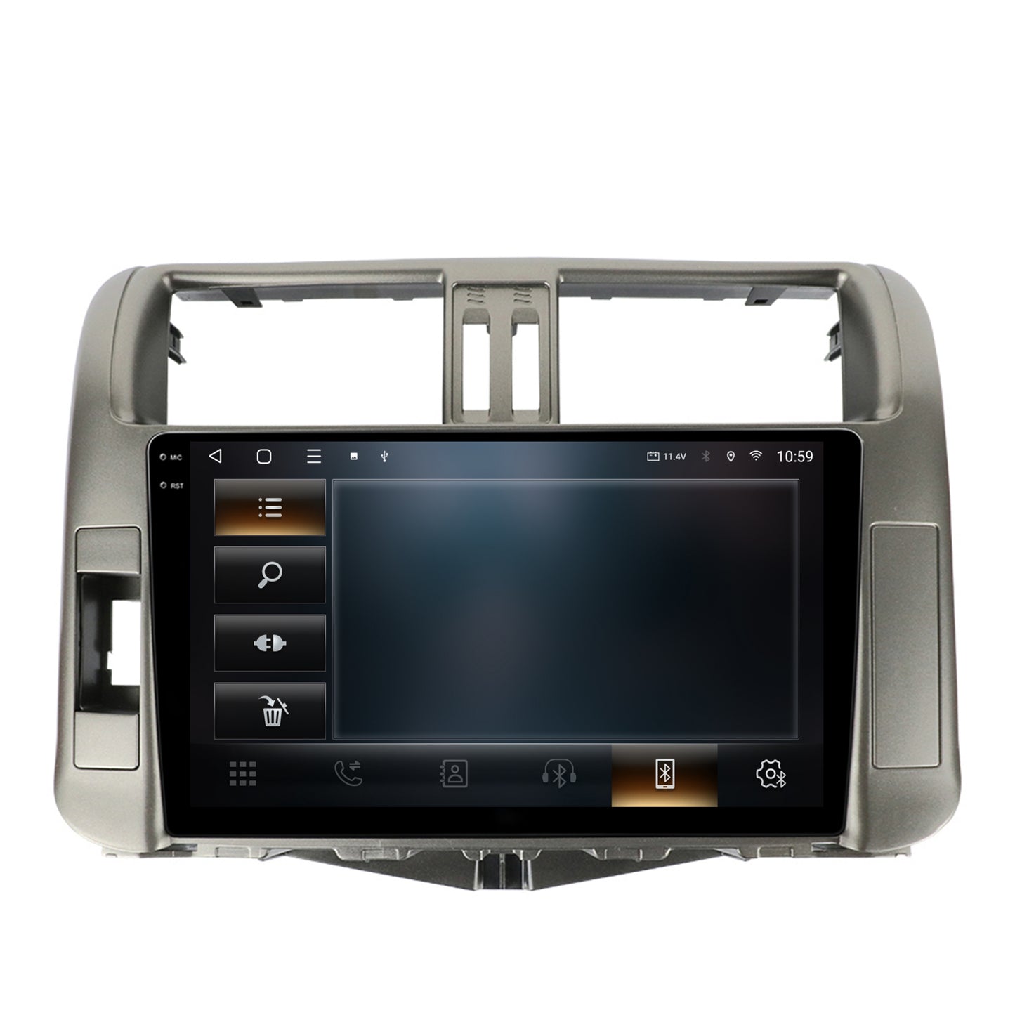 Navigatie 2K HUB64 Toyota Land Cruiser / Prado (2009-2013), 4GB RAM, Android, Octacore, Slot Sim 4G, DSP, GPS, Wi-FI, Carplay, Android Auto, USB, Bluetooth, Waze, Touchscreen, 9.5 Inch