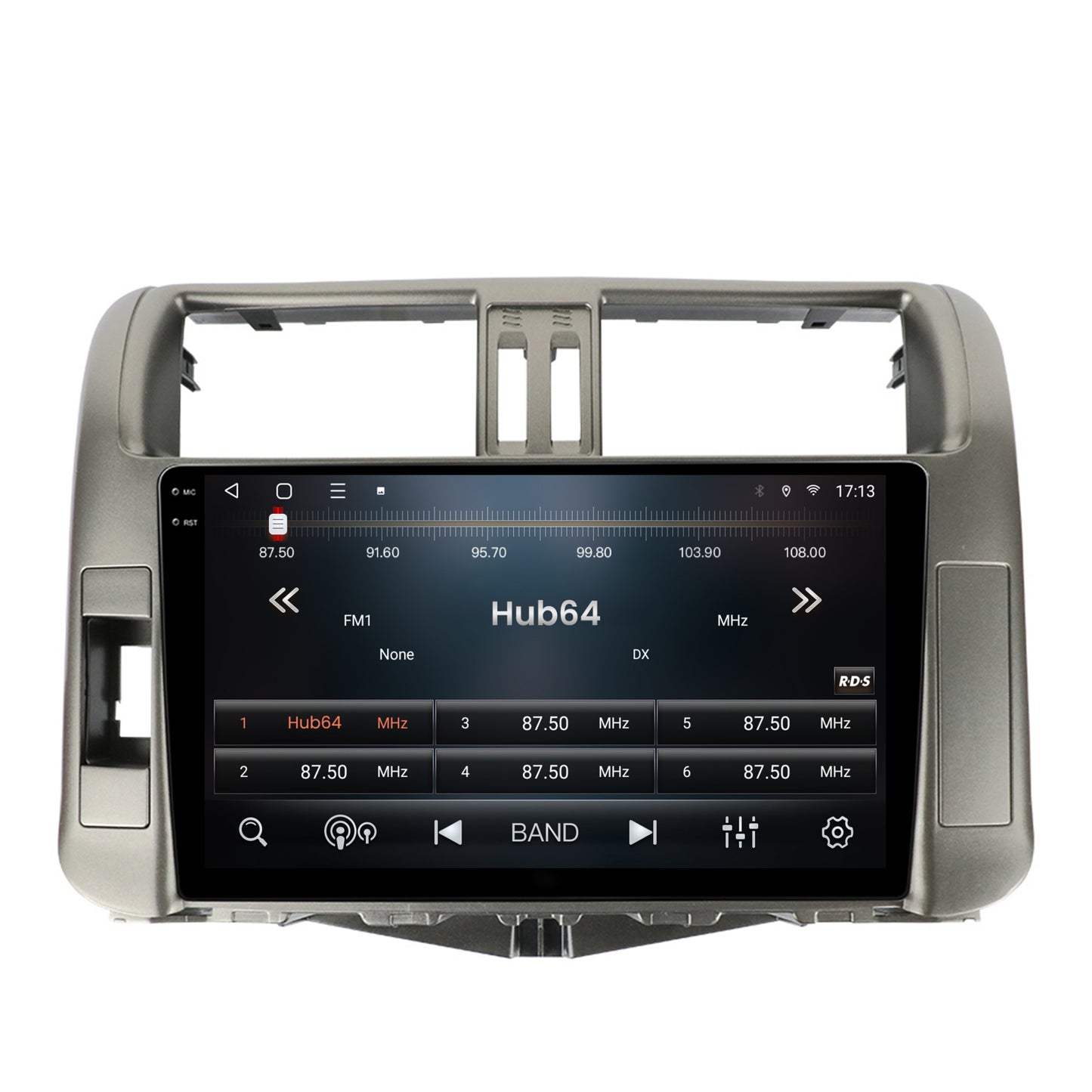Navigatie 2K HUB64 Toyota Land Cruiser / Prado (2009-2013), 4GB RAM, Android, Octacore, Slot Sim 4G, DSP, GPS, Wi-FI, Carplay, Android Auto, USB, Bluetooth, Waze, Touchscreen, 9.5 Inch