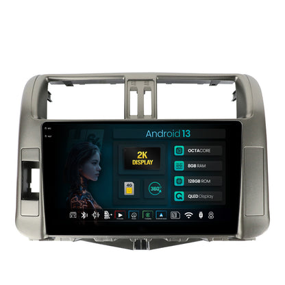 Navigatie 2K HUB64 Toyota Land Cruiser / Prado (2009-2013), 8GB RAM, Android, Octacore, Slot Sim 4G, DSP, GPS, Wi-FI, Carplay, Android Auto, USB, Bluetooth, Waze, Touchscreen, 9.5 Inch