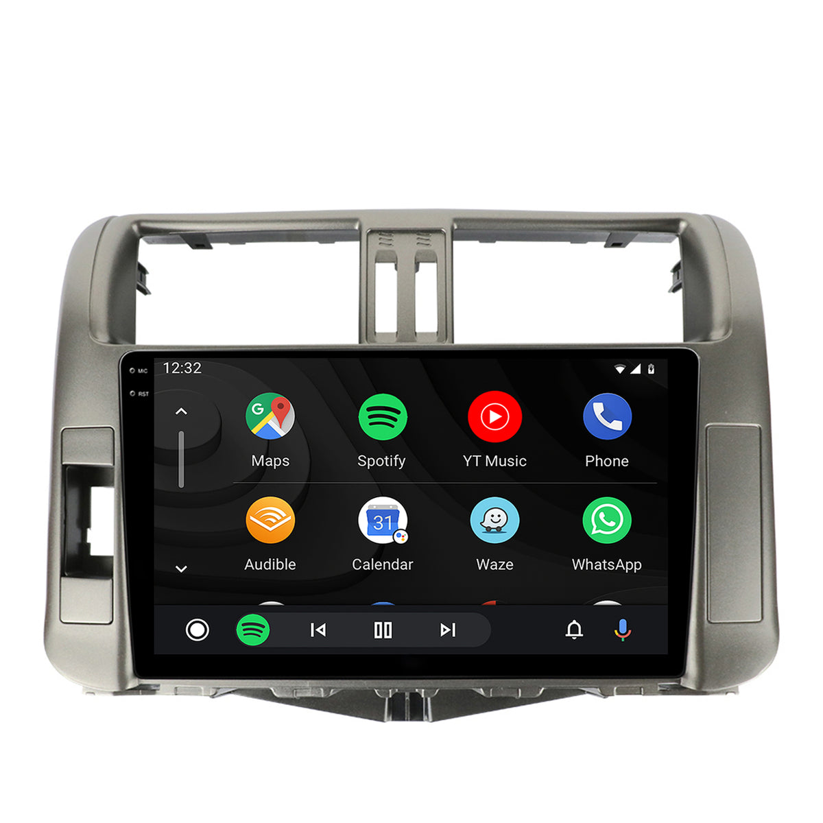 Navigatie 2K HUB64 Toyota Land Cruiser / Prado (2009-2013), 8GB RAM, Android, Octacore, Slot Sim 4G, DSP, GPS, Wi-FI, Carplay, Android Auto, USB, Bluetooth, Waze, Touchscreen, 9.5 Inch