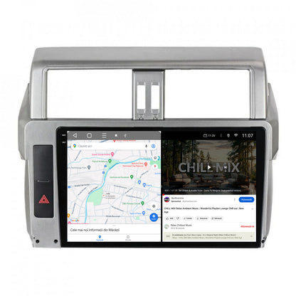 Navigatie 2K HUB64 Toyota Land Cruiser / Prado J150 (2013-2017), 8GB RAM, Android, Octacore, Slot Sim 4G, DSP, GPS, Wi-FI, Carplay, Android Auto, USB, Bluetooth, Waze, Touchscreen, 10.36 Inch