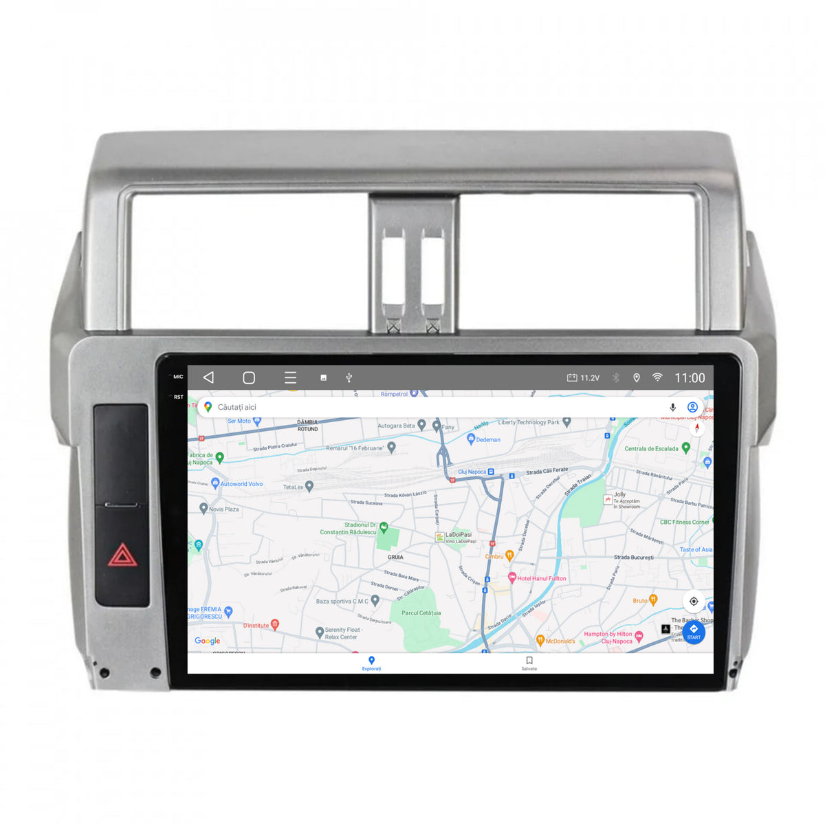 Navigatie 2K HUB64 Toyota Land Cruiser / Prado J150 (2013-2017), 8GB RAM, Android, Octacore, Slot Sim 4G, DSP, GPS, Wi-FI, Carplay, Android Auto, USB, Bluetooth, Waze, Touchscreen, 10.36 Inch