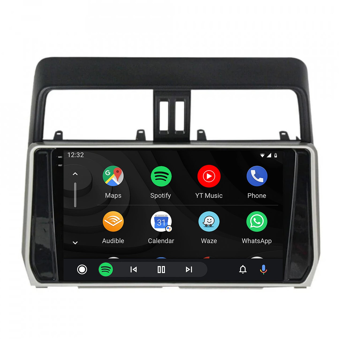 Navigatie 2K HUB64 Toyota Land Cruiser / Prado J150 (2018+), 4GB RAM, Android, Octacore, Slot Sim 4G, DSP, GPS, Wi-FI, Carplay, Android Auto, USB, Bluetooth, Waze, Touchscreen, 10.36 Inch