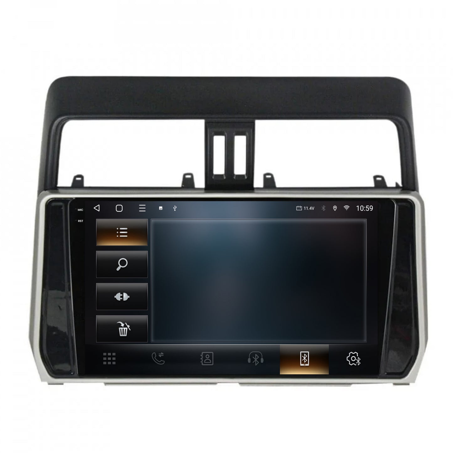 Navigatie 2K HUB64 Toyota Land Cruiser / Prado J150 (2018+), 4GB RAM, Android, Octacore, Slot Sim 4G, DSP, GPS, Wi-FI, Carplay, Android Auto, USB, Bluetooth, Waze, Touchscreen, 10.36 Inch