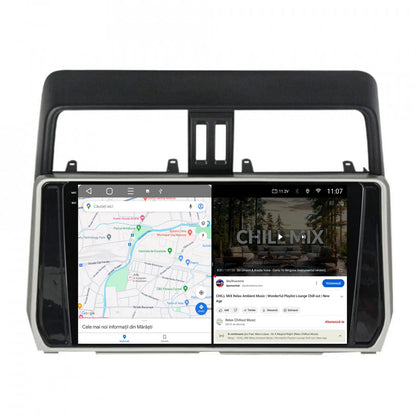 Navigatie 2K HUB64 Toyota Land Cruiser / Prado J150 (2018+), 8GB RAM, Android, Octacore, Slot Sim 4G, DSP, GPS, Wi-FI, Carplay, Android Auto, USB, Bluetooth, Waze, Touchscreen, 10.36 Inch
