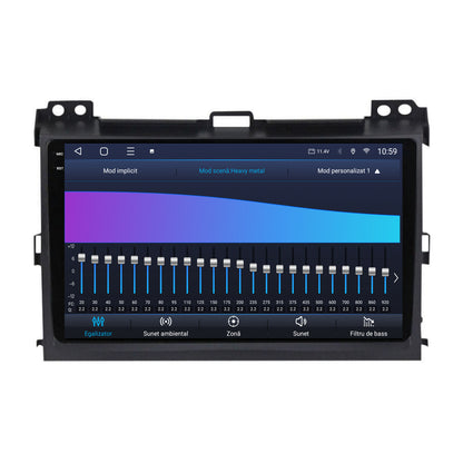 Navigatie 2K HUB64 Toyota Prado J120 (2002-2010), 4GB RAM, Android, Octacore, Slot Sim 4G, DSP, GPS, Wi-FI, Carplay, Android Auto, USB, Bluetooth, Waze, Touchscreen, 9.5 Inch