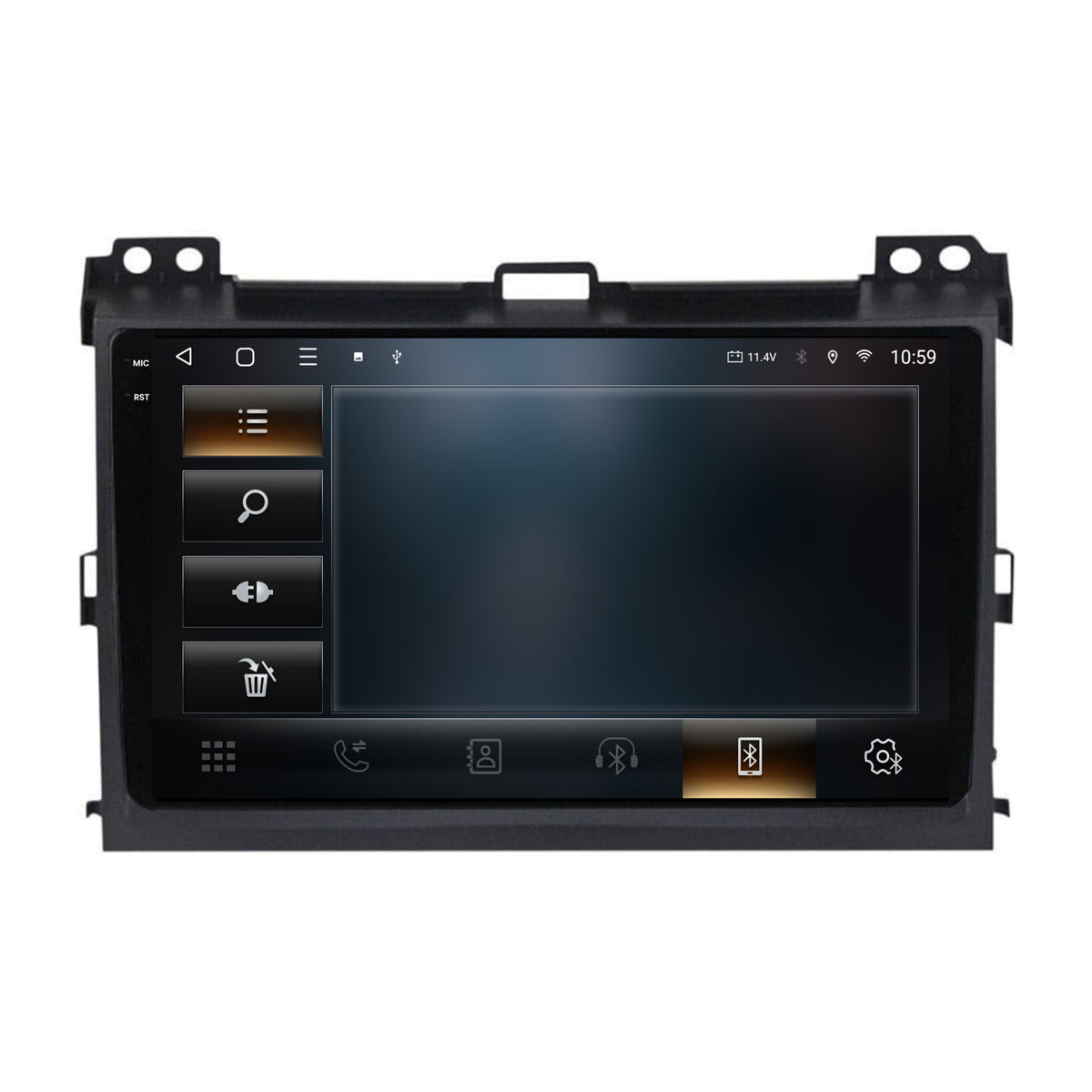 Navigatie 2K HUB64 Toyota Prado J120 (2002-2010), 4GB RAM, Android, Octacore, Slot Sim 4G, DSP, GPS, Wi-FI, Carplay, Android Auto, USB, Bluetooth, Waze, Touchscreen, 9.5 Inch