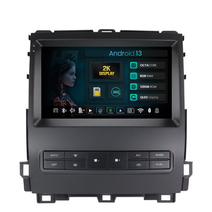 Navigatie 2K HUB64 Toyota Prado J120 (2002-2010), 8GB RAM, Android, Octacore, Slot Sim 4G, DSP, GPS, Wi-FI, Carplay, Android Auto, USB, Bluetooth, Waze, Touchscreen, 9.5 Inch