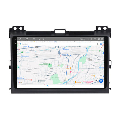 Navigatie 2K HUB64 Toyota Prado J120 (2002-2010), 8GB RAM, Android, Octacore, Slot Sim 4G, DSP, GPS, Wi-FI, Carplay, Android Auto, USB, Bluetooth, Waze, Touchscreen, 9.5 Inch