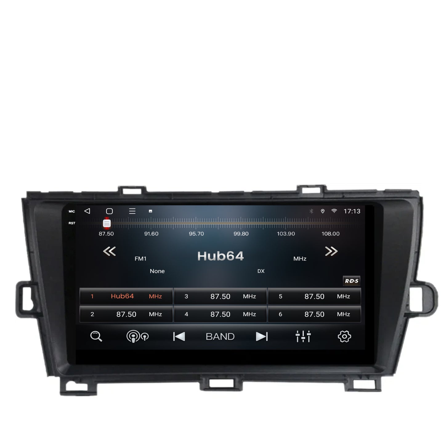 Navigatie 2K HUB64 Toyota Prius (2009-2014), 4GB RAM, Android, Octacore, Slot Sim 4G, DSP, GPS, Wi-FI, Carplay, Android Auto, USB, Bluetooth, Waze, Touchscreen, 9.5 Inch