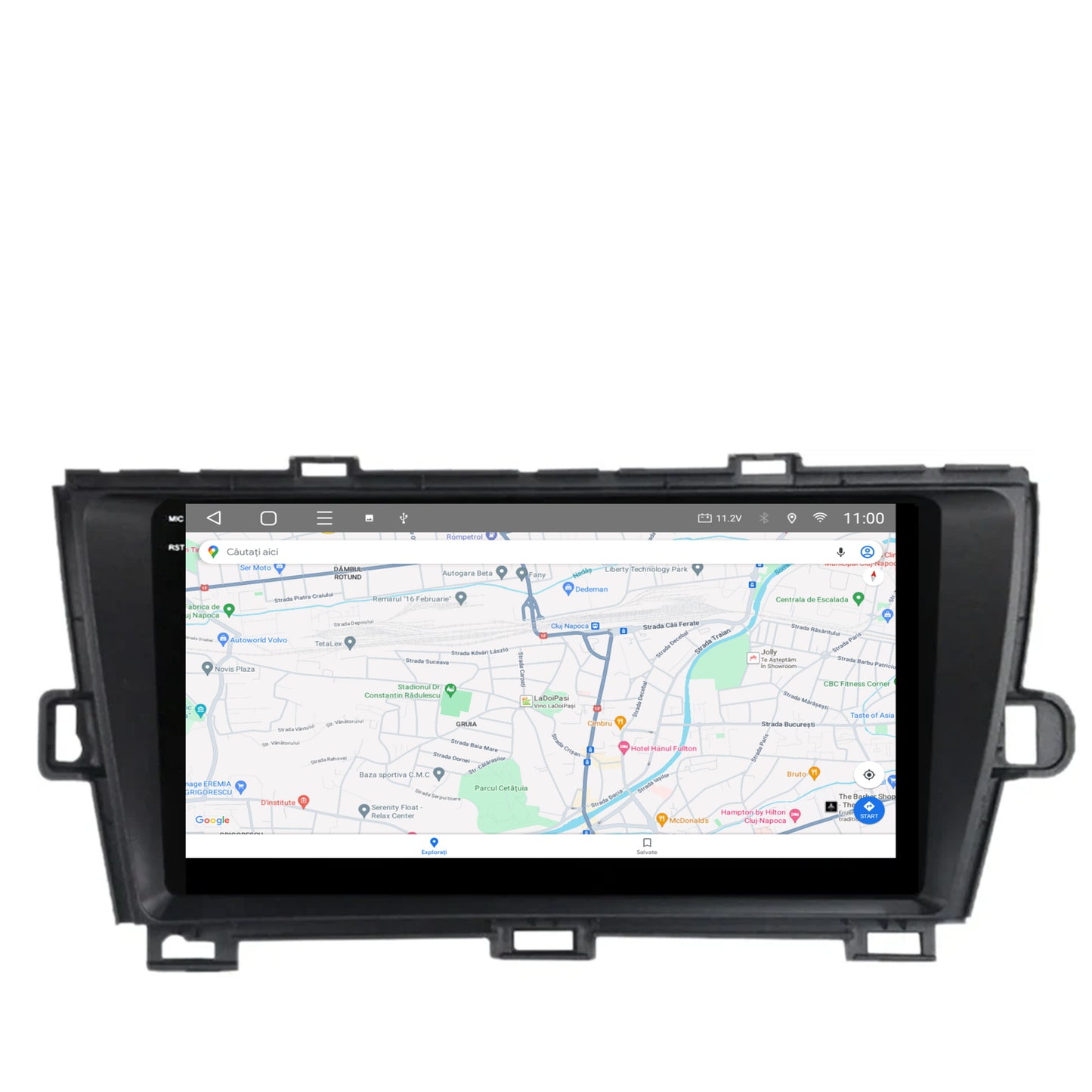 Navigatie 2K HUB64 Toyota Prius (2009-2014), 4GB RAM, Android, Octacore, Slot Sim 4G, DSP, GPS, Wi-FI, Carplay, Android Auto, USB, Bluetooth, Waze, Touchscreen, 9.5 Inch