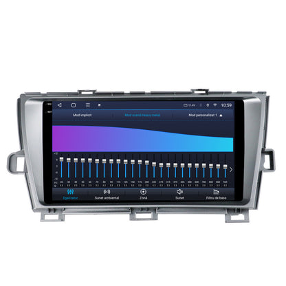 Navigatie 2K HUB64 Toyota Prius (2009-2014), 8GB RAM, Android, Octacore, Slot Sim 4G, DSP, GPS, Wi-FI, Carplay, Android Auto, USB, Bluetooth, Waze, Touchscreen, 9.5 Inch