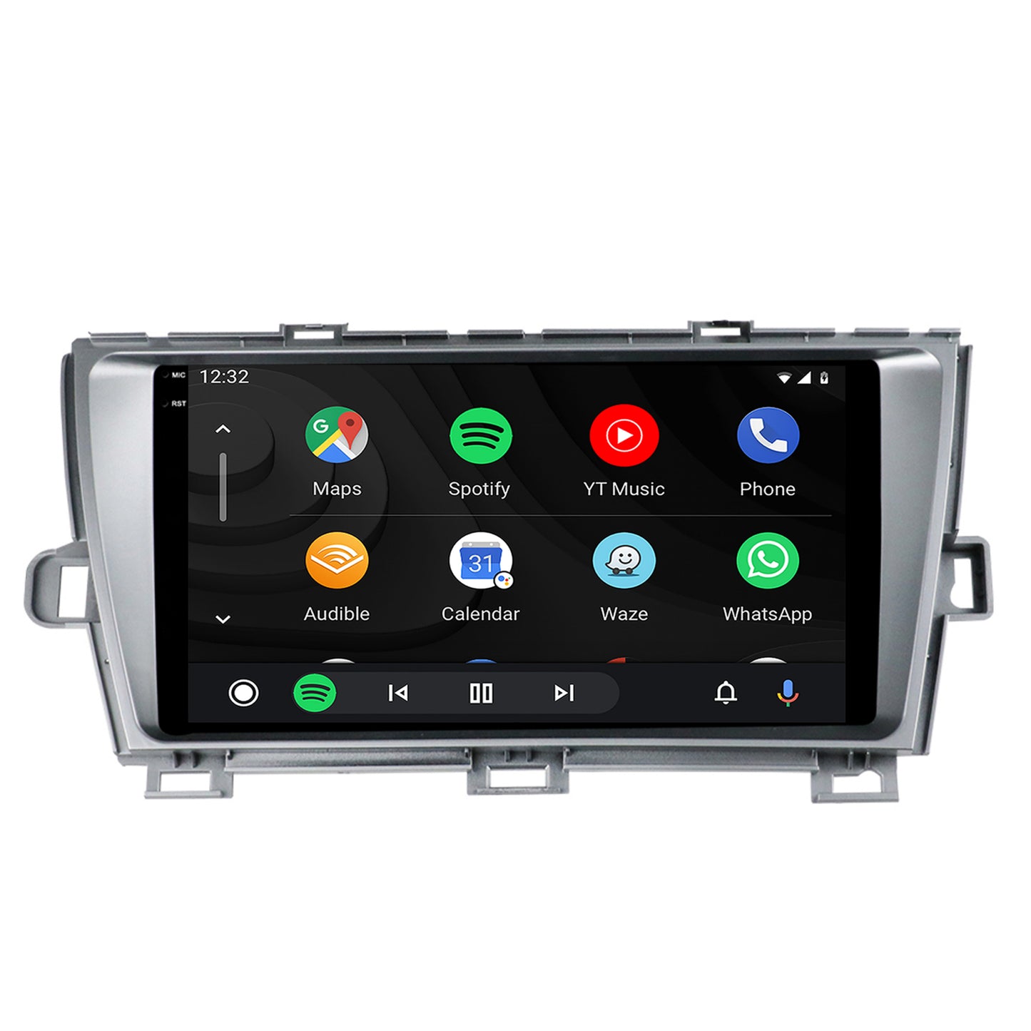 Navigatie 2K HUB64 Toyota Prius (2009-2014), 8GB RAM, Android, Octacore, Slot Sim 4G, DSP, GPS, Wi-FI, Carplay, Android Auto, USB, Bluetooth, Waze, Touchscreen, 9.5 Inch