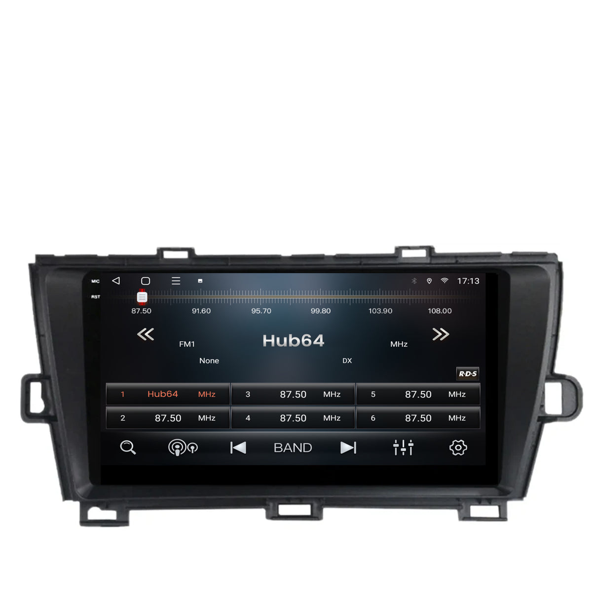 Navigatie 2K HUB64 Toyota Prius (2009-2014), 8GB RAM, Android, Octacore, Slot Sim 4G, DSP, GPS, Wi-FI, Carplay, Android Auto, USB, Bluetooth, Waze, Touchscreen, 9.5 Inch