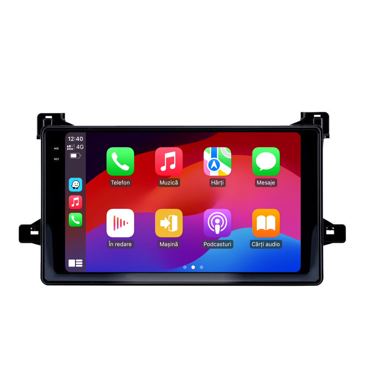 Navigatie 2K HUB64 Toyota Prius (2015+), 4GB RAM, Android, Octacore, Slot Sim 4G, DSP, GPS, Wi-FI, Carplay, Android Auto, USB, Bluetooth, Waze, Touchscreen, 9.5 Inch