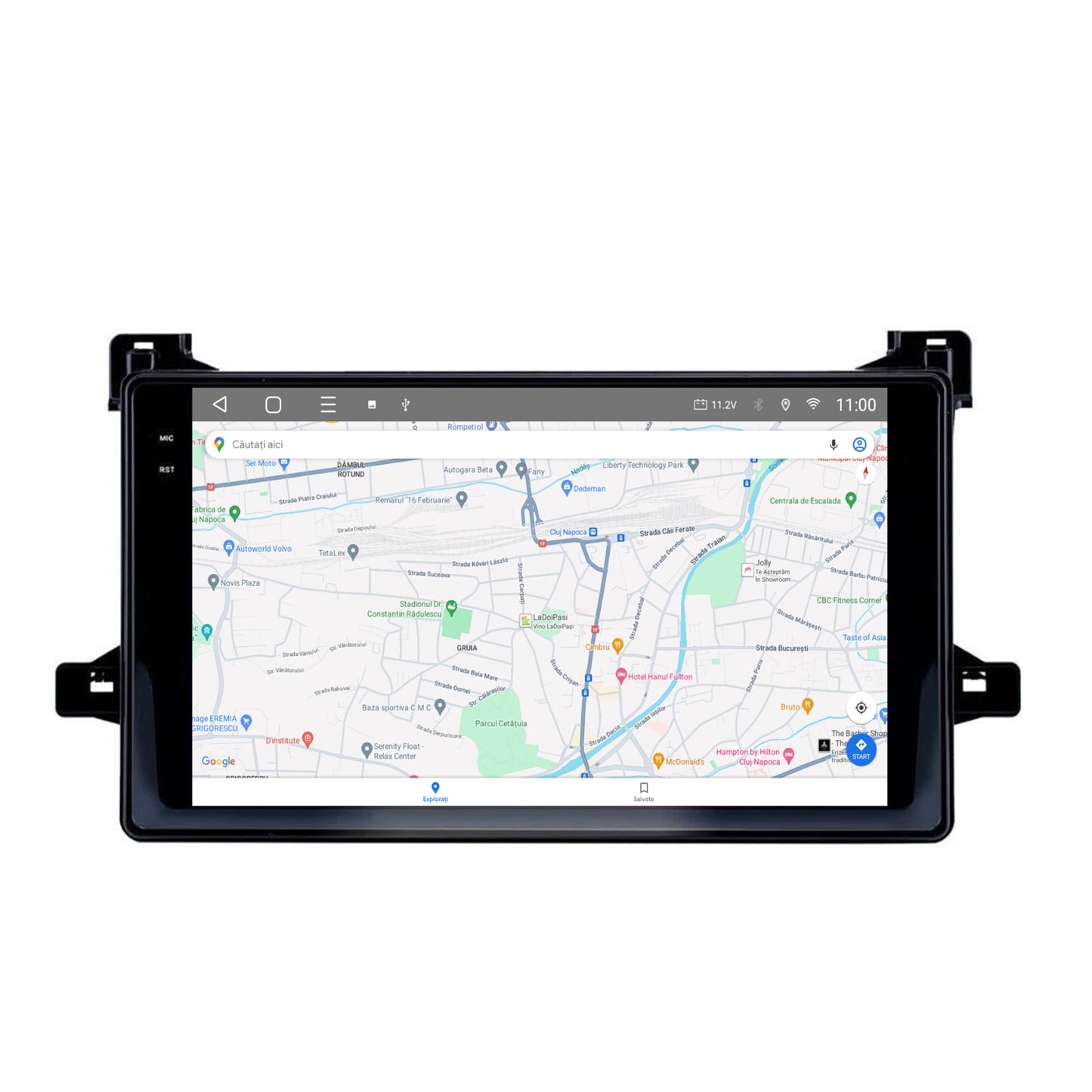 Navigatie 2K HUB64 Toyota Prius (2015+), 8GB RAM, Android, Octacore, Slot Sim 4G, DSP, GPS, Wi-FI, Carplay, Android Auto, USB, Bluetooth, Waze, Touchscreen, 9.5 Inch