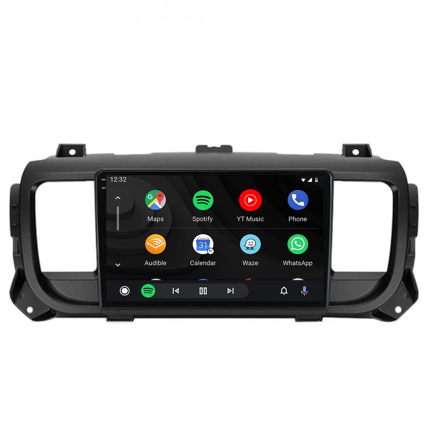 Navigatie 2K HUB64 Toyota Proace (2016+), 4GB RAM, Android, Octacore, Slot Sim 4G, DSP, GPS, Wi-FI, Carplay, Android Auto, USB, Bluetooth, Waze, Touchscreen, 9.5 Inch