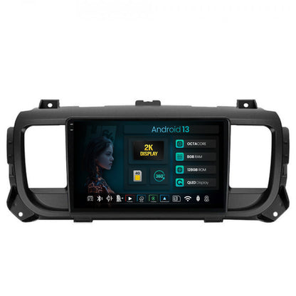 Navigatie 2K HUB64 Toyota Proace (2016+), 8GB RAM, Android, Octacore, Slot Sim 4G, DSP, GPS, Wi-FI, Carplay, Android Auto, USB, Bluetooth, Waze, Touchscreen, 9.5 Inch