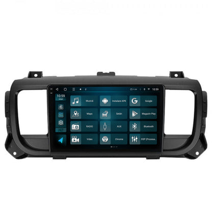 Navigatie 2K HUB64 Toyota Proace (2016+), 8GB RAM, Android, Octacore, Slot Sim 4G, DSP, GPS, Wi-FI, Carplay, Android Auto, USB, Bluetooth, Waze, Touchscreen, 9.5 Inch