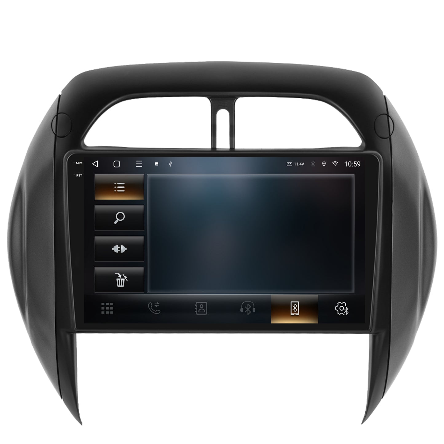 Navigatie 2K HUB64 Toyota RAV4 (2001-2006), 4GB RAM, Android, Octacore, Slot Sim 4G, DSP, GPS, Wi-FI, Carplay, Android Auto, USB, Bluetooth, Waze, Touchscreen, 9.5 Inch