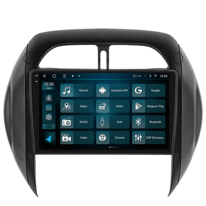 Navigatie 2K HUB64 Toyota RAV4 (2001-2006), 4GB RAM, Android, Octacore, Slot Sim 4G, DSP, GPS, Wi-FI, Carplay, Android Auto, USB, Bluetooth, Waze, Touchscreen, 9.5 Inch