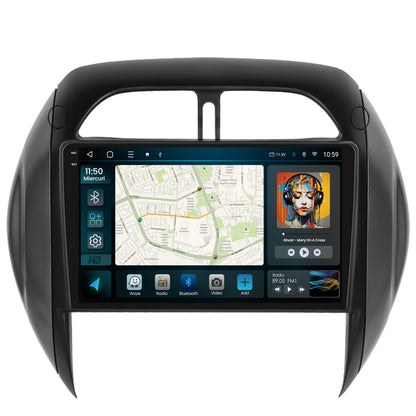 Navigatie 2K HUB64 Toyota RAV4 (2001-2006), 4GB RAM, Android, Octacore, Slot Sim 4G, DSP, GPS, Wi-FI, Carplay, Android Auto, USB, Bluetooth, Waze, Touchscreen, 9.5 Inch