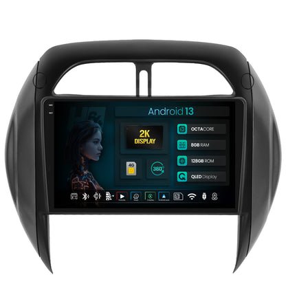 Navigatie 2K HUB64 Toyota RAV4 (2001-2006), 8GB RAM, Android, Octacore, Slot Sim 4G, DSP, GPS, Wi-FI, Carplay, Android Auto, USB, Bluetooth, Waze, Touchscreen, 9.5 Inch