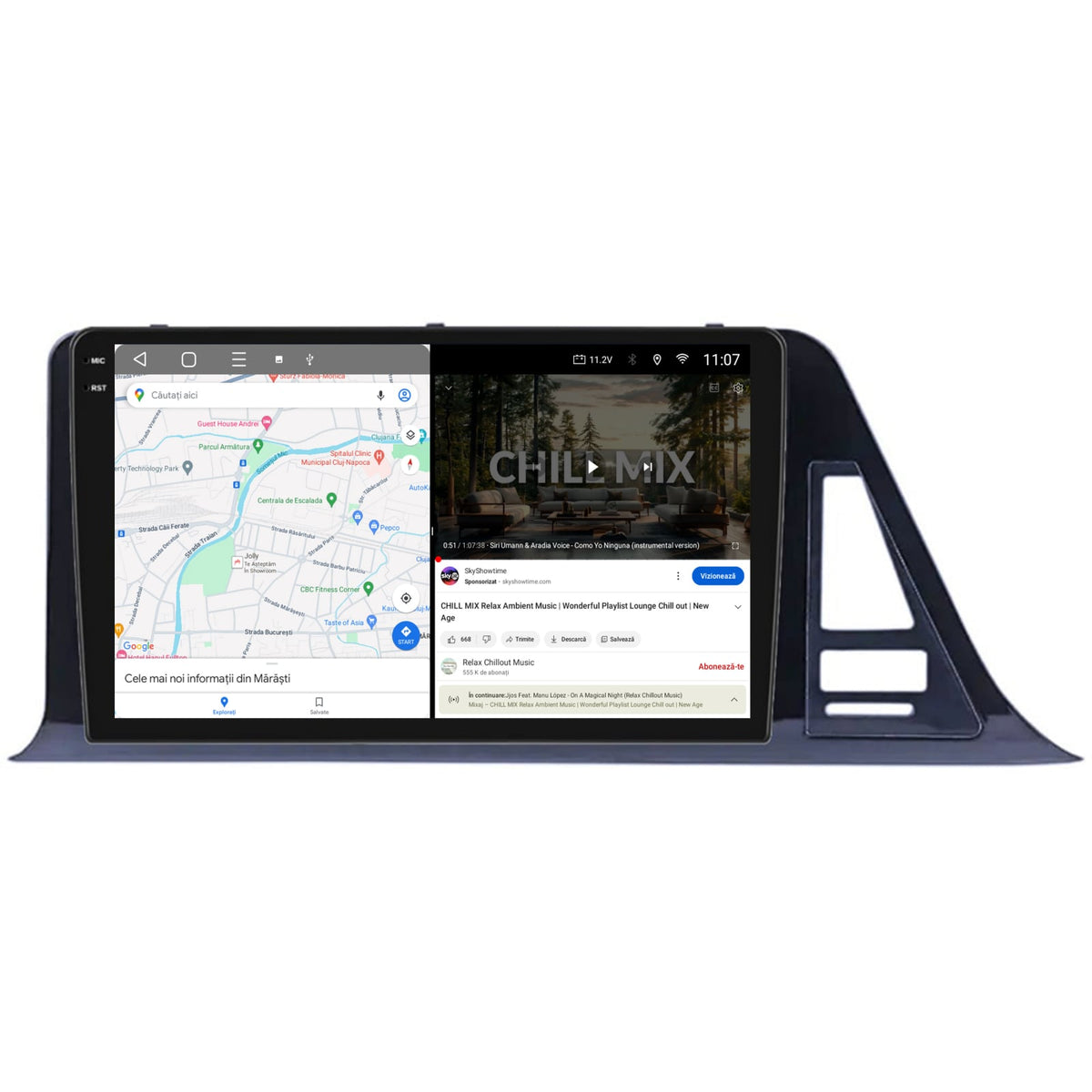 Navigatie 2K HUB64 Toyota CHR (2016-2020), 8GB RAM, Android, Octacore, Slot Sim 4G, DSP, GPS, Wi-FI, Carplay, Android Auto, USB, Bluetooth, Waze, Touchscreen, 9.5 Inch