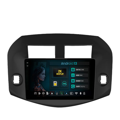 Navigatie 2K HUB64 Toyota RAV4 (2005-2013), 4GB RAM, Android, Octacore, Slot Sim 4G, DSP, GPS, Wi-FI, Carplay, Android Auto, USB, Bluetooth, Waze, Touchscreen, 10.36 Inch