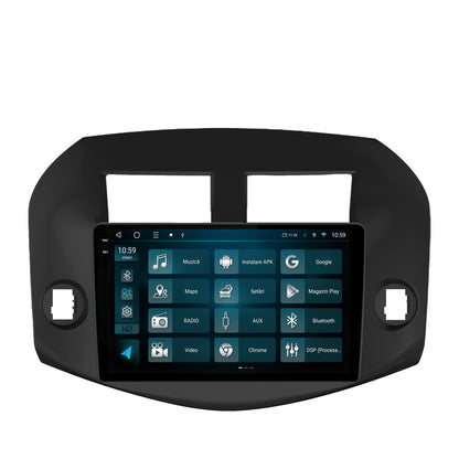 Navigatie 2K HUB64 Toyota RAV4 (2005-2013), 4GB RAM, Android, Octacore, Slot Sim 4G, DSP, GPS, Wi-FI, Carplay, Android Auto, USB, Bluetooth, Waze, Touchscreen, 10.36 Inch