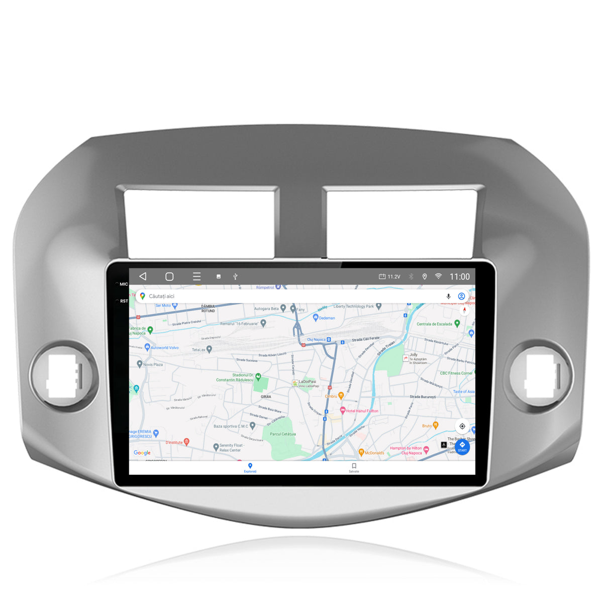 Navigatie 2K HUB64 Toyota RAV4 (2005-2013), 8GB RAM, Android, Octacore, Slot Sim 4G, DSP, GPS, Wi-FI, Carplay, Android Auto, USB, Bluetooth, Waze, Touchscreen, 10.36 Inch