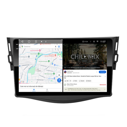 Navigatie 2K HUB64 Toyota RAV4 (2006-2013), 4GB RAM, Android, Octacore, Slot Sim 4G, DSP, GPS, Wi-FI, Carplay, Android Auto, USB, Bluetooth, Waze, Touchscreen, 9.5 Inch