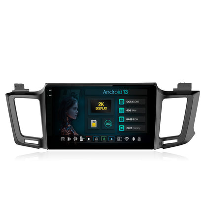 Navigatie 2K HUB64 Toyota RAV4 (2013-2018), 4GB RAM, Android, Octacore, Slot Sim 4G, DSP, GPS, Wi-FI, Carplay, Android Auto, USB, Bluetooth, Waze, Touchscreen, 10.36 Inch