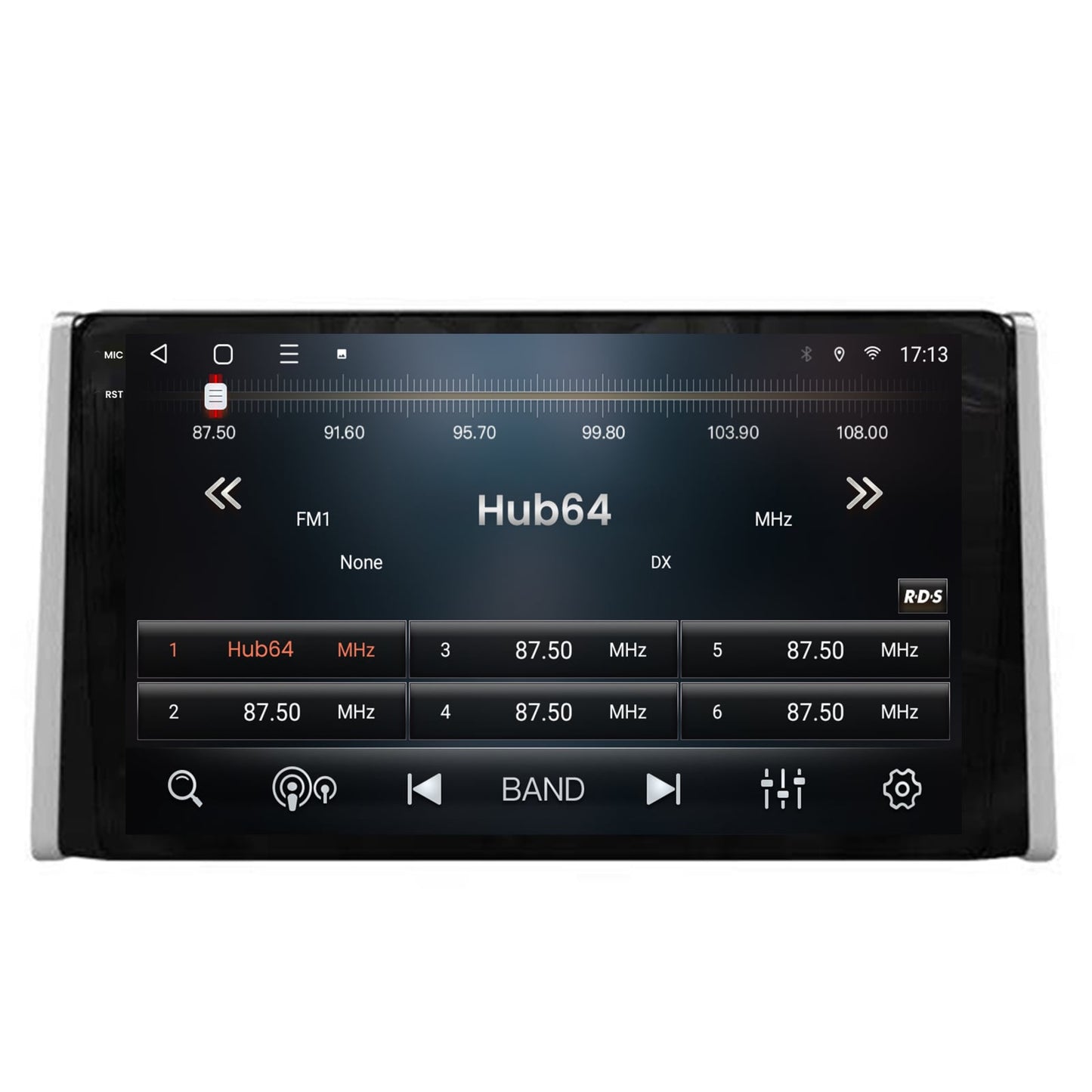 Navigatie 2K HUB64 Toyota RAV4 (2018+), 4GB RAM, Android, Octacore, Slot Sim 4G, DSP, GPS, Wi-FI, Carplay, Android Auto, USB, Bluetooth, Waze, Touchscreen, 9.5 Inch
