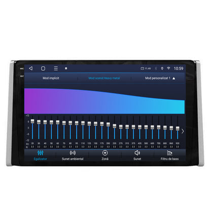Navigatie 2K HUB64 Toyota RAV4 (2018+), 4GB RAM, Android, Octacore, Slot Sim 4G, DSP, GPS, Wi-FI, Carplay, Android Auto, USB, Bluetooth, Waze, Touchscreen, 9.5 Inch
