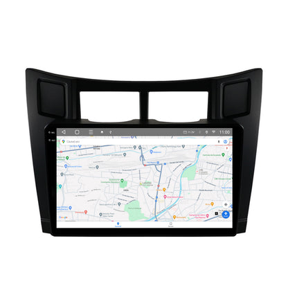 Navigatie 2K HUB64 Toyota Yaris (2005-2012), 4GB RAM, Android, Octacore, Slot Sim 4G, DSP, GPS, Wi-FI, Carplay, Android Auto, USB, Bluetooth, Waze, Touchscreen, 9.5 Inch