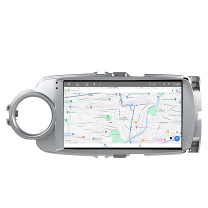 Navigatie 2K HUB64 Toyota Yaris (2010-2018), 4GB RAM, Android, Octacore, Slot Sim 4G, DSP, GPS, Wi-FI, Carplay, Android Auto, USB, Bluetooth, Waze, Touchscreen, 9.5 Inch
