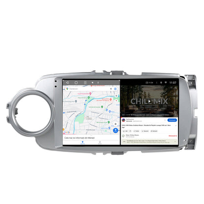 Navigatie 2K HUB64 Toyota Yaris (2010-2018), 4GB RAM, Android, Octacore, Slot Sim 4G, DSP, GPS, Wi-FI, Carplay, Android Auto, USB, Bluetooth, Waze, Touchscreen, 9.5 Inch