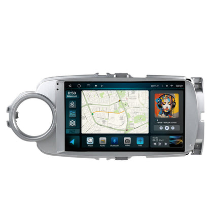 Navigatie 2K HUB64 Toyota Yaris (2010-2018), 8GB RAM, Android, Octacore, Slot Sim 4G, DSP, GPS, Wi-FI, Carplay, Android Auto, USB, Bluetooth, Waze, Touchscreen, 9.5 Inch