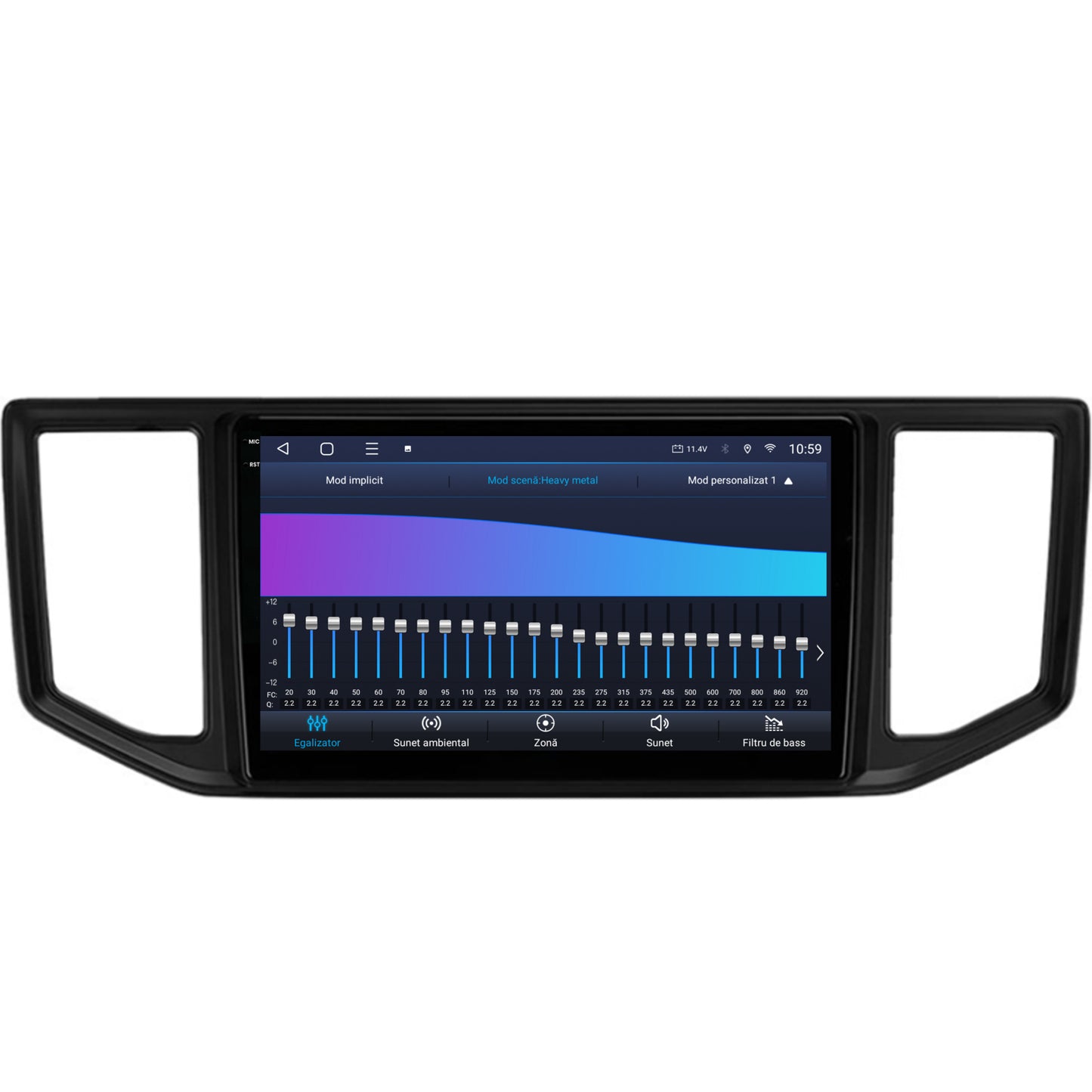 Navigatie 2K HUB64 Volkswagen Crafter (2017+), 8GB RAM, Android, Octacore, Slot Sim 4G, DSP, GPS, Wi-FI, Carplay, Android Auto, USB, Bluetooth, Waze, Touchscreen, 10.36 Inch