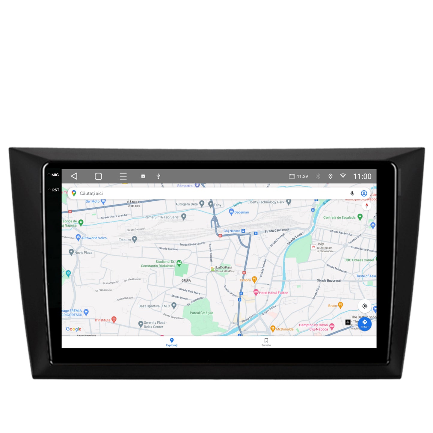 Navigatie 2K HUB64 Volkswagen Golf 6, 4GB RAM, Android, Octacore, Slot Sim 4G, DSP, GPS, Wi-FI, Carplay, Android Auto, USB, Bluetooth, Waze, Touchscreen, 9.5 Inch